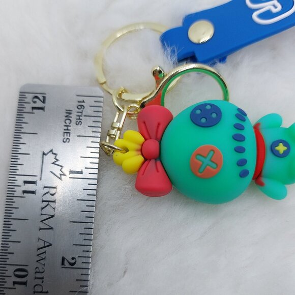 2/$25 Stitch and Scrump keychain wrist strap lanyard with 'Stitch' - Picture 5 of 6